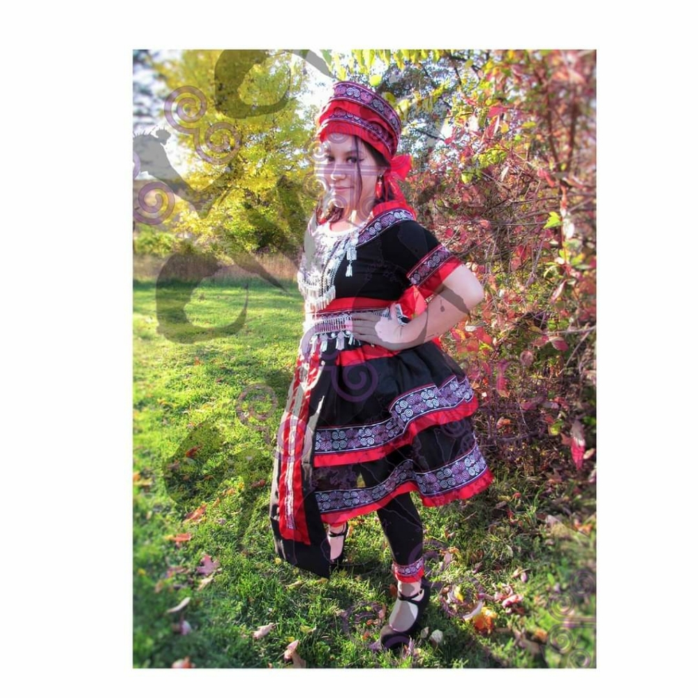 Hmong-American Inspired outfit